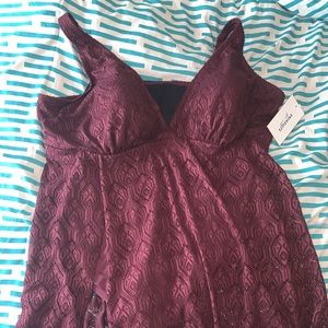 Plus size swim dress size 24 New with Tags